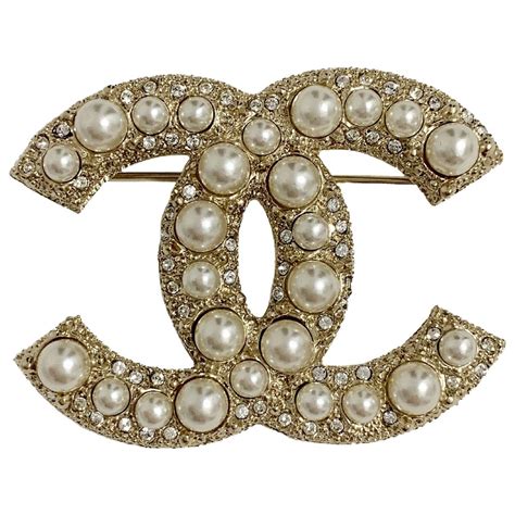 chanel pearl brooch pin|Chanel brooch buy online.